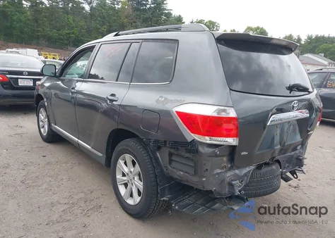 2012 Toyota Highlander Se V6 z USA, uszkodzony, nr VIN 5TDBK3EH9CS124577
